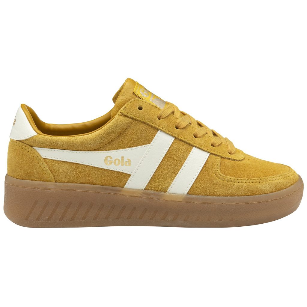 Gola Classics Grandslam Suede Sneakers Bílé CZ | SITZ-14726