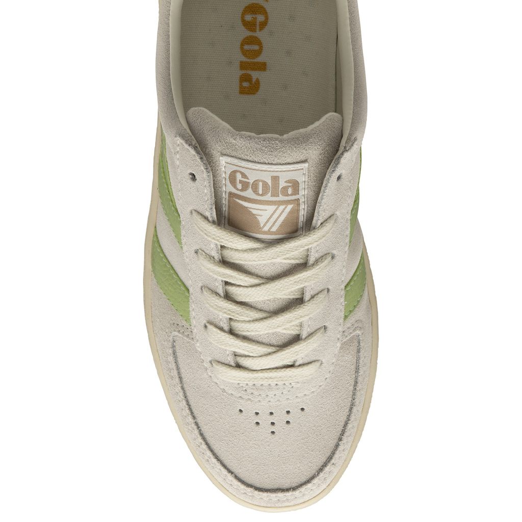 Gola Classics Grandslam Suede Sneakers Bílé Zelene CZ | NIYJ-60437