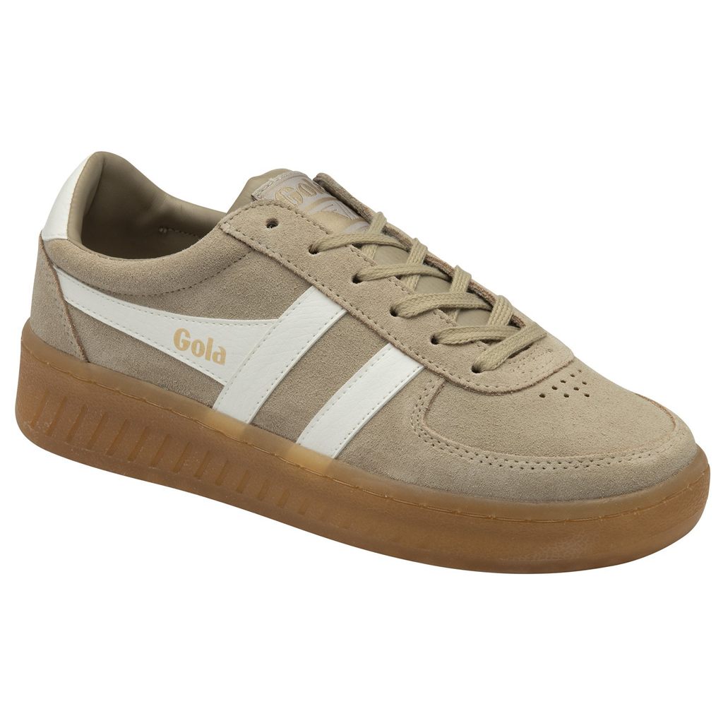 Gola Classics Grandslam Suede Sneakers Bílé CZ | JYOR-42389