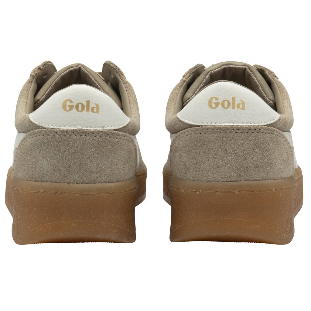 Gola Classics Grandslam Suede Sneakers Bílé CZ | JYOR-42389