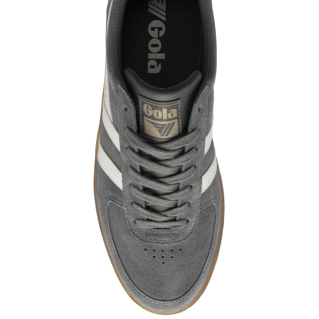Gola Classics Grandslam Suede Sneakers Bílé CZ | OVFH-53689