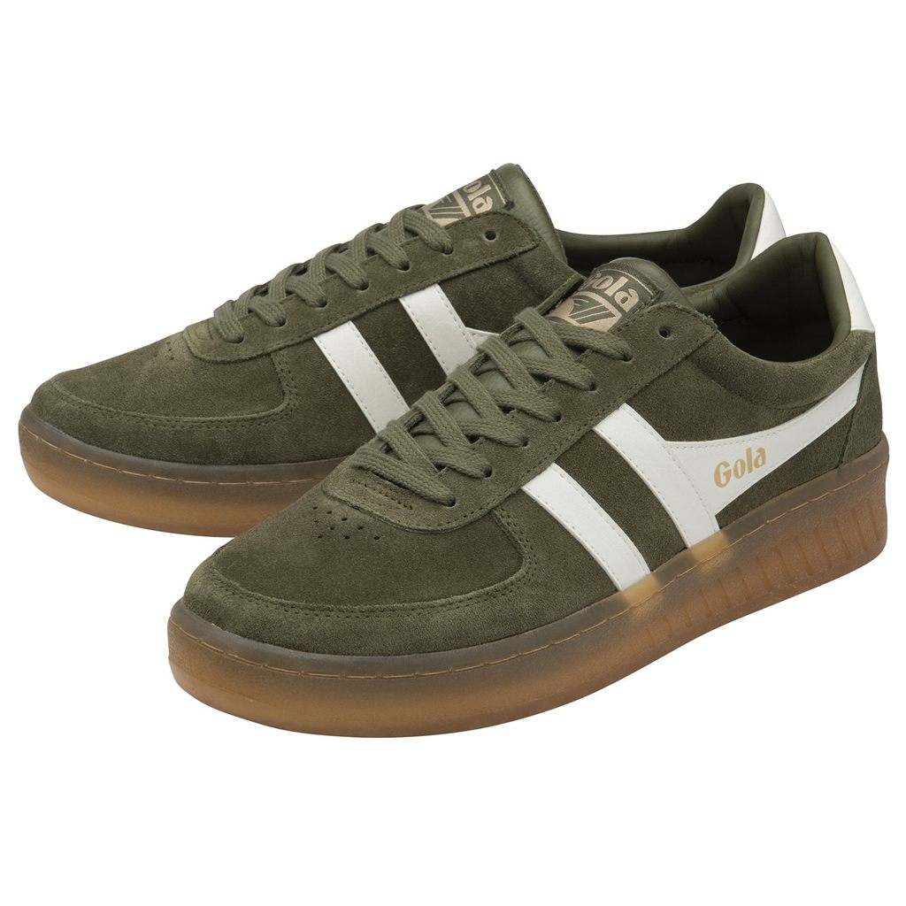 Gola Classics Grandslam Suede Sneakers Hnědožlutý Bílé CZ | BIZX-94173