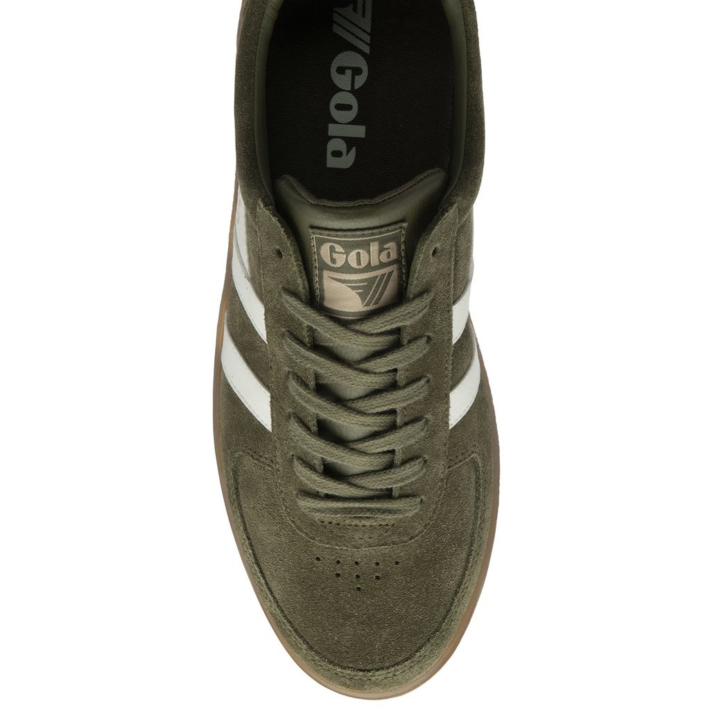 Gola Classics Grandslam Suede Sneakers Hnědožlutý Bílé CZ | BIZX-94173