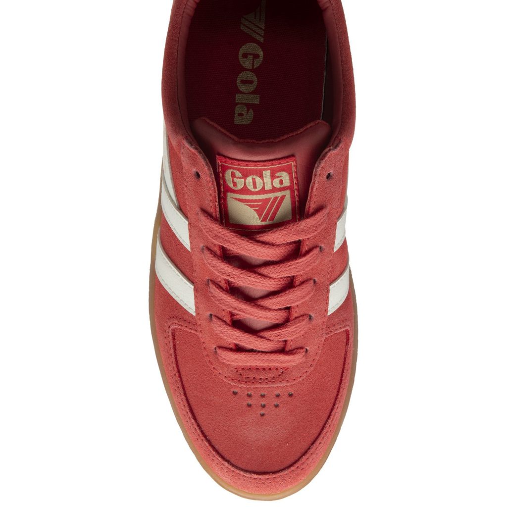 Gola Classics Grandslam Suede Sneakers Koralove Bílé CZ | VLDI-70321