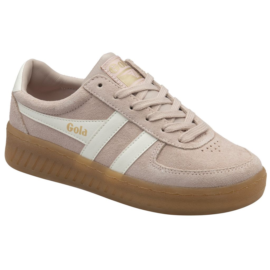 Gola Classics Grandslam Suede Sneakers Růžové Bílé CZ | FRWA-58261