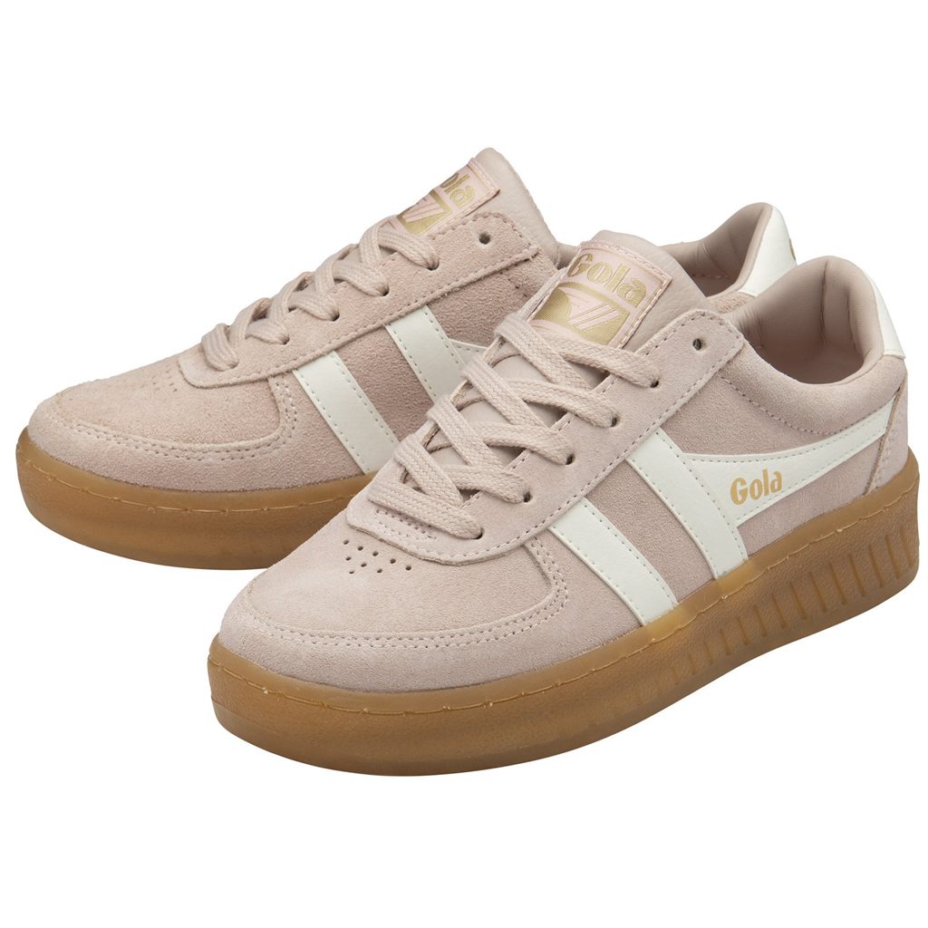 Gola Classics Grandslam Suede Sneakers Růžové Bílé CZ | FRWA-58261