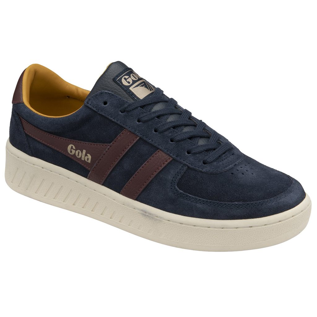 Gola Classics Grandslam Suede Sneakers Tmavě Blankyt Vínové CZ | VCKZ-41593