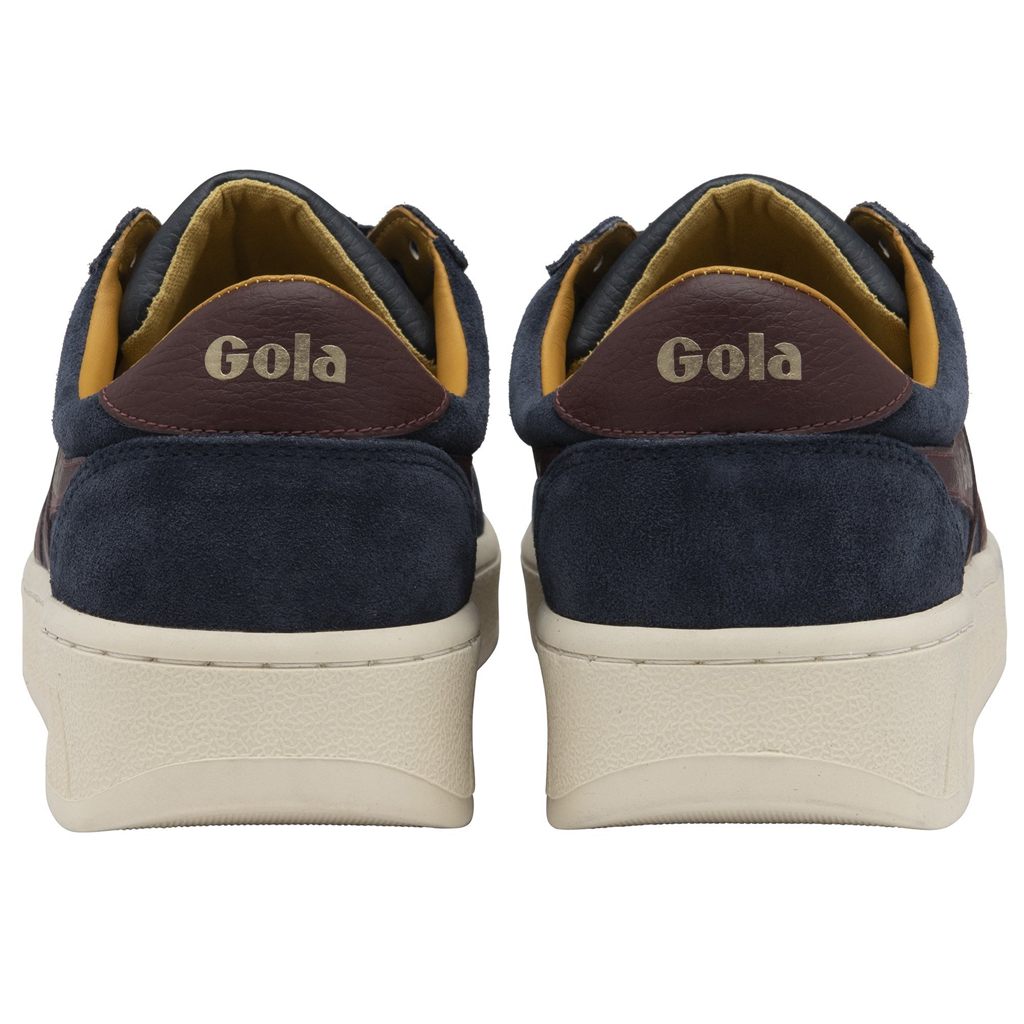 Gola Classics Grandslam Suede Sneakers Tmavě Blankyt Vínové CZ | VCKZ-41593