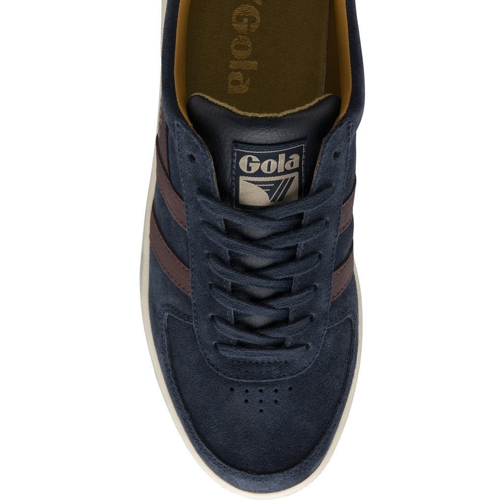 Gola Classics Grandslam Suede Sneakers Tmavě Blankyt Vínové CZ | VCKZ-41593