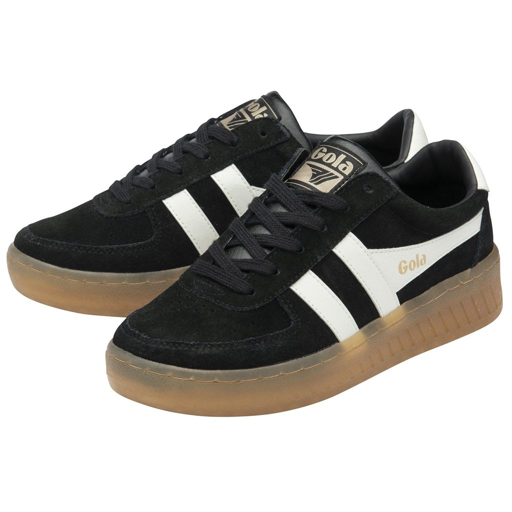 Gola Classics Grandslam Suede Sneakers Černé Bílé CZ | UBOI-52046