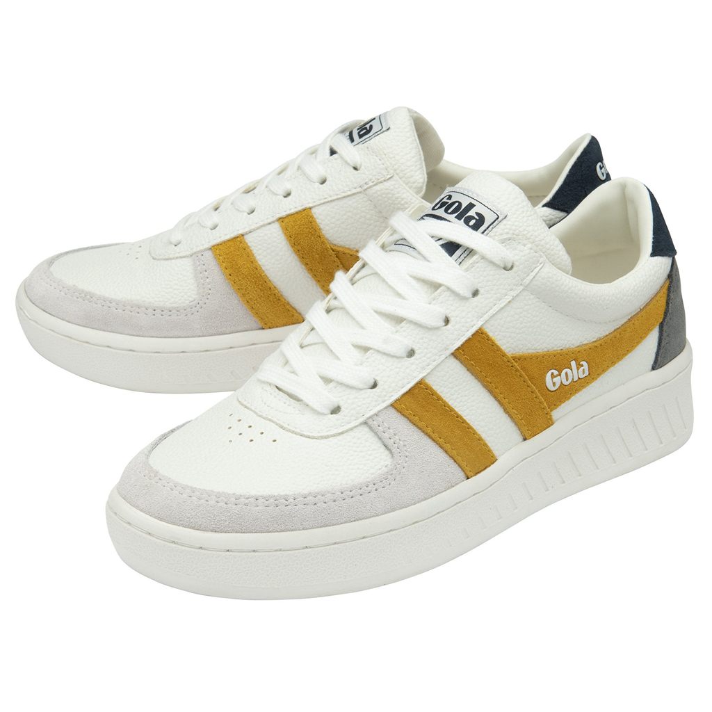 Gola Classics Grandslam Trident Sneakers Bílé Tmavě Blankyt CZ | SHYP-72618