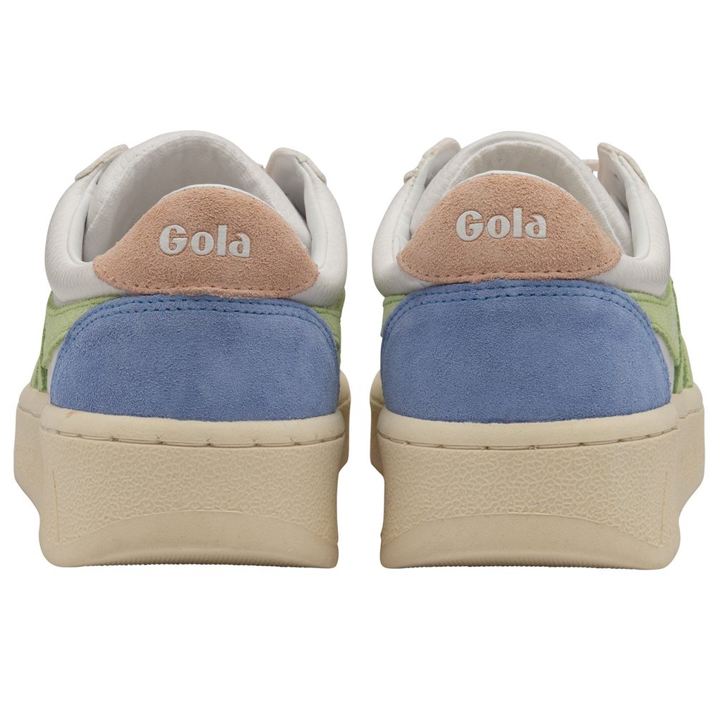 Gola Classics Grandslam Trident Sneakers Bílé Zelene Růžové CZ | NWOX-57916