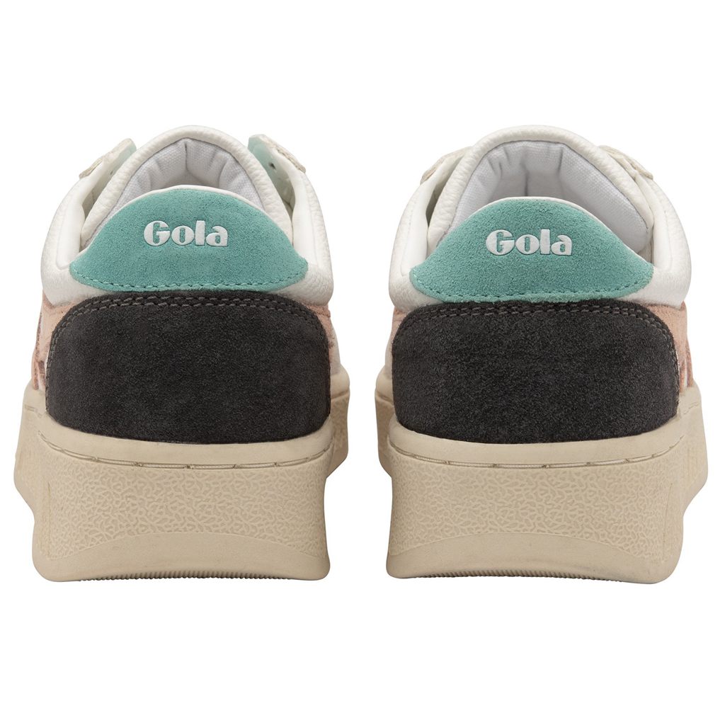Gola Classics Grandslam Trident Sneakers Bílé Růžové CZ | IORP-43026