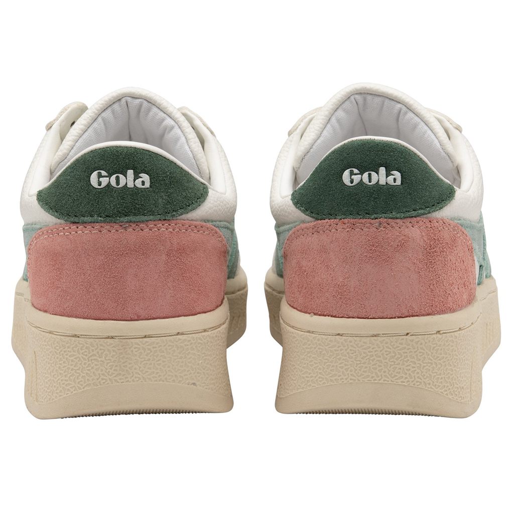 Gola Classics Grandslam Trident Sneakers Bílé Zelene CZ | SDET-29346