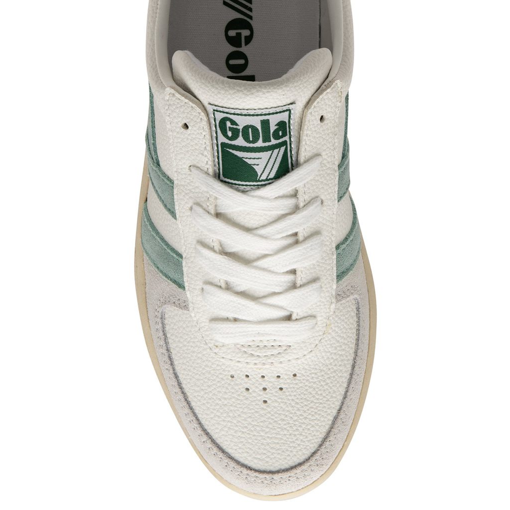 Gola Classics Grandslam Trident Sneakers Bílé Zelene CZ | SDET-29346
