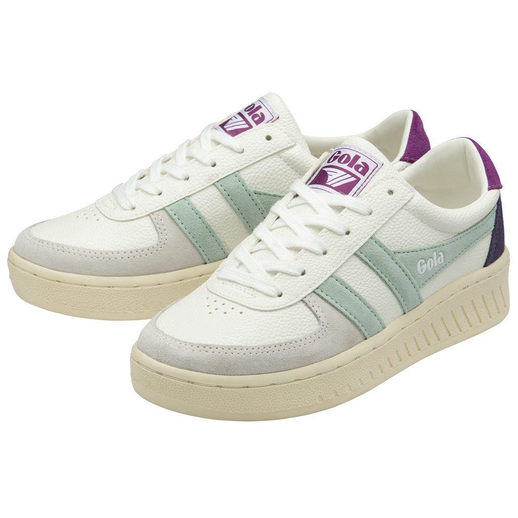 Gola Classics Grandslam Trident Sneakers Bílé CZ | NGKS-87926