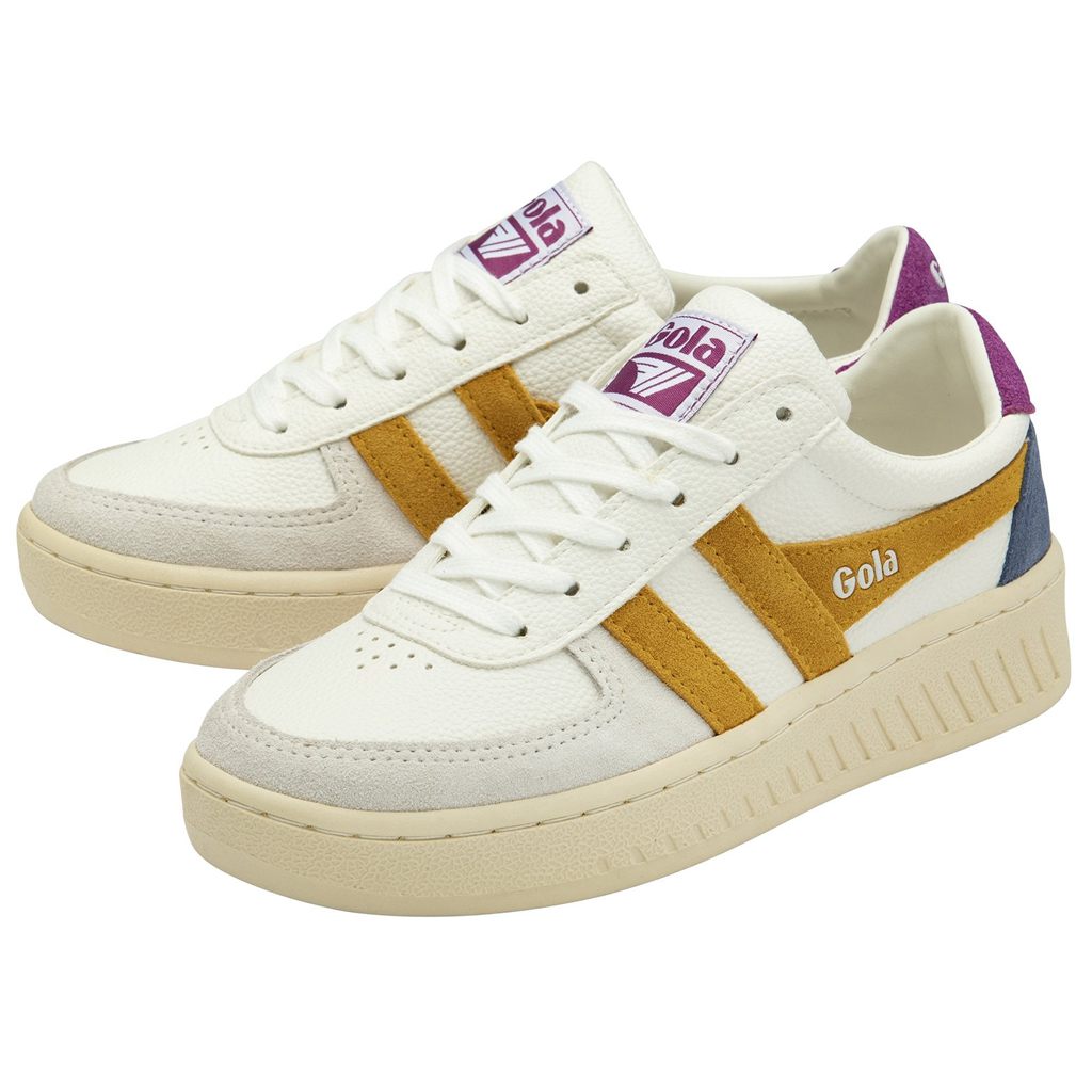 Gola Classics Grandslam Trident Sneakers Bílé CZ | HYOU-80215
