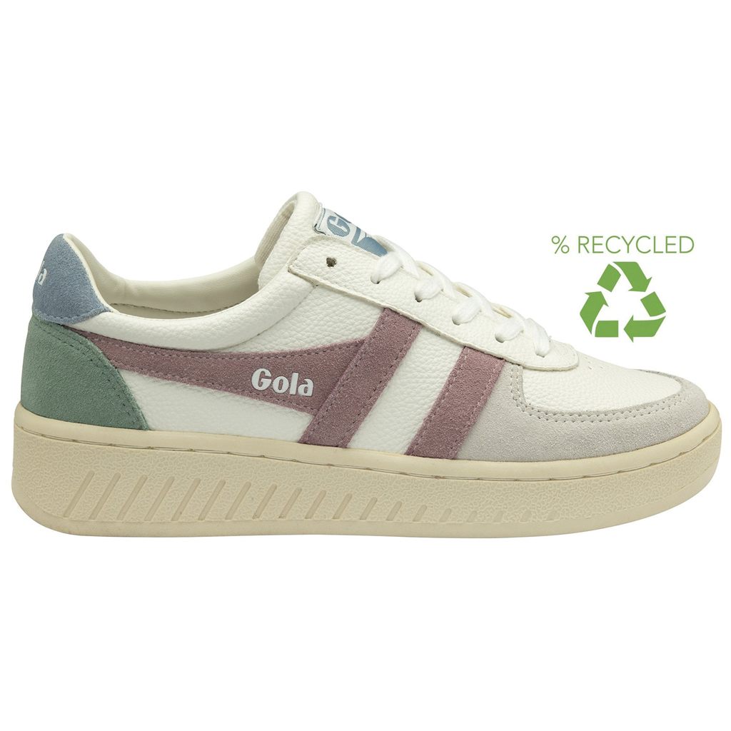 Gola Classics Grandslam Trident Sneakers Bílé Růžové CZ | OTGA-23081
