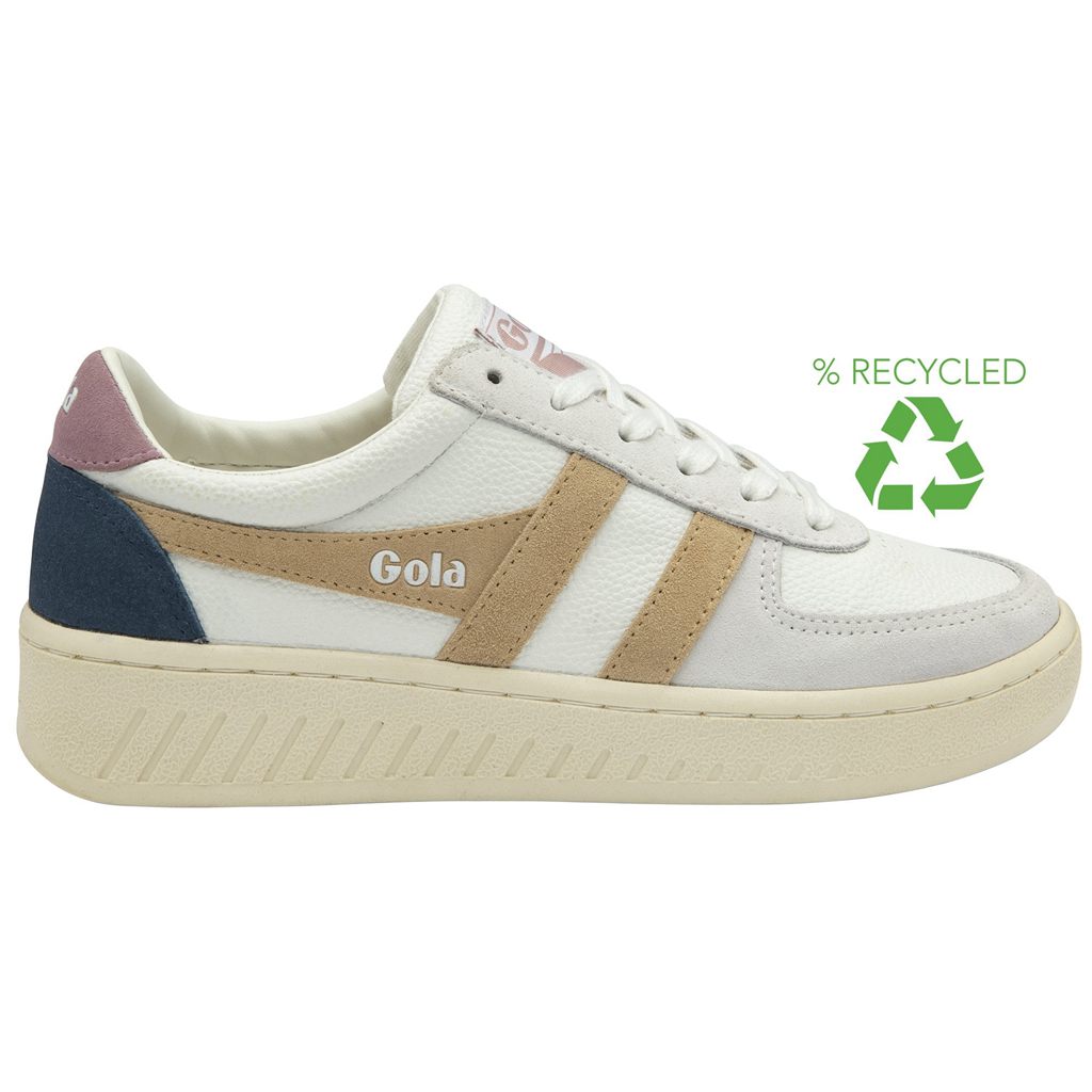 Gola Classics Grandslam Trident Sneakers Bílé Růžové CZ | GHLP-90723