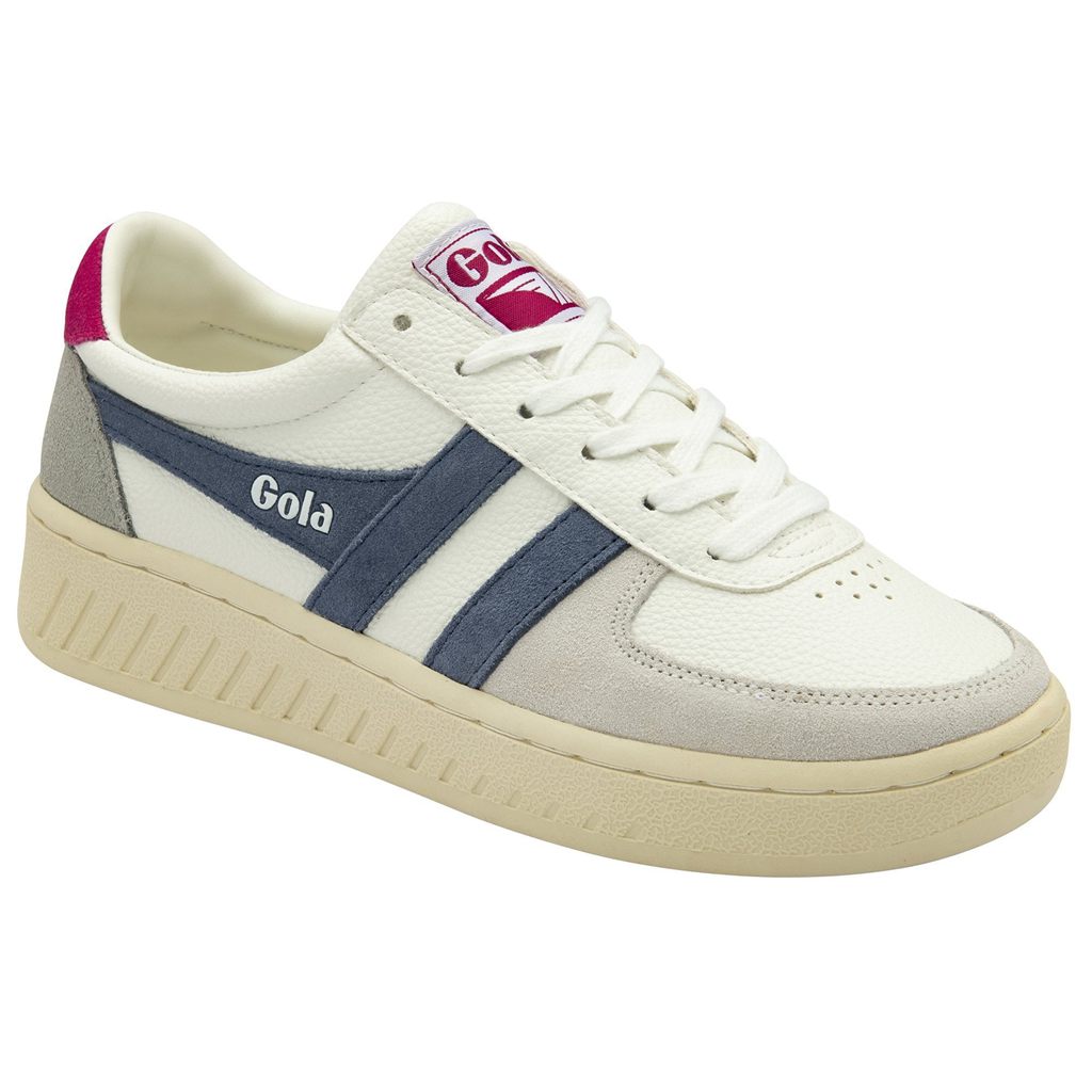 Gola Classics Grandslam Trident Sneakers Bílé Fuchsie CZ | QBVK-45903
