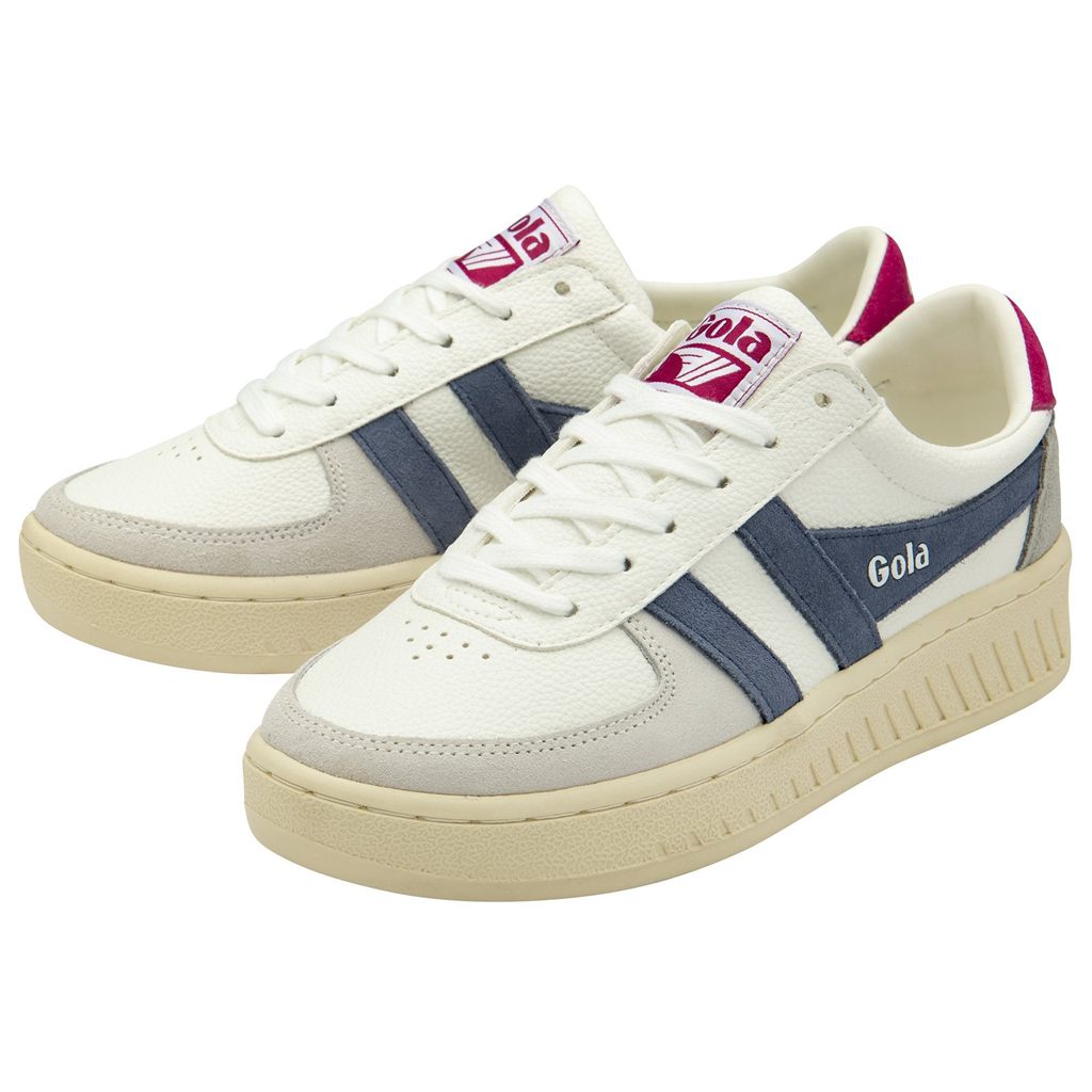 Gola Classics Grandslam Trident Sneakers Bílé Fuchsie CZ | QBVK-45903