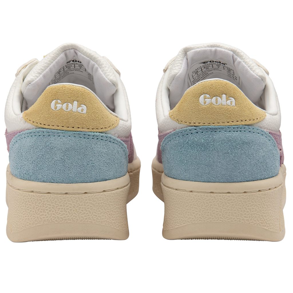 Gola Classics Grandslam Trident Sneakers Bílé Citrón CZ | IXNW-30156