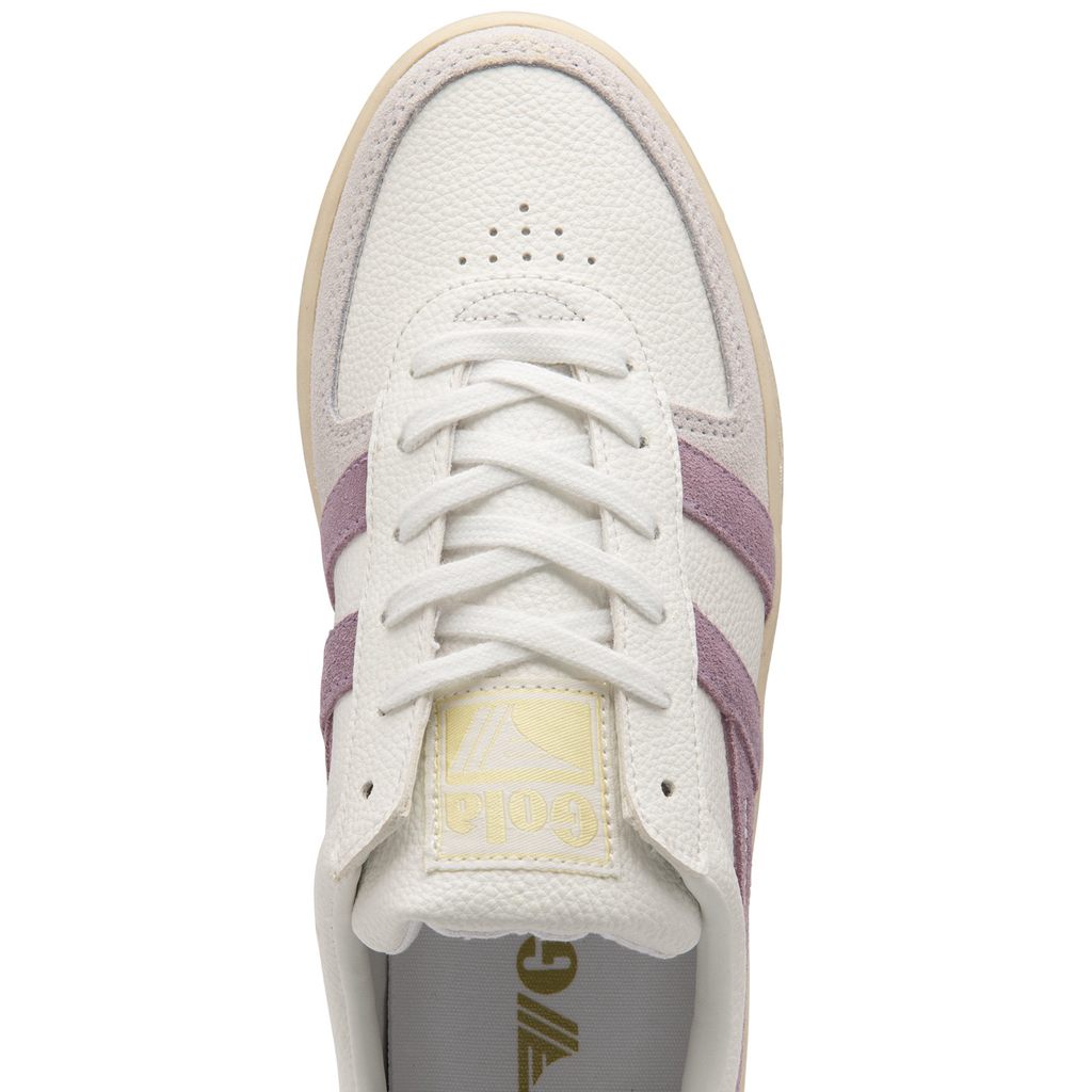 Gola Classics Grandslam Trident Sneakers Bílé Citrón CZ | IXNW-30156