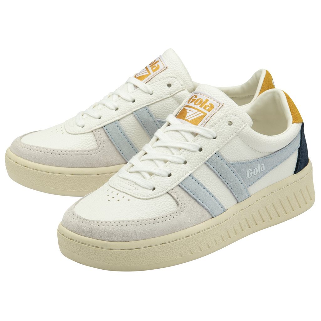 Gola Classics Grandslam Trident Sneakers Bílé Blankyt CZ | ZXQC-86457
