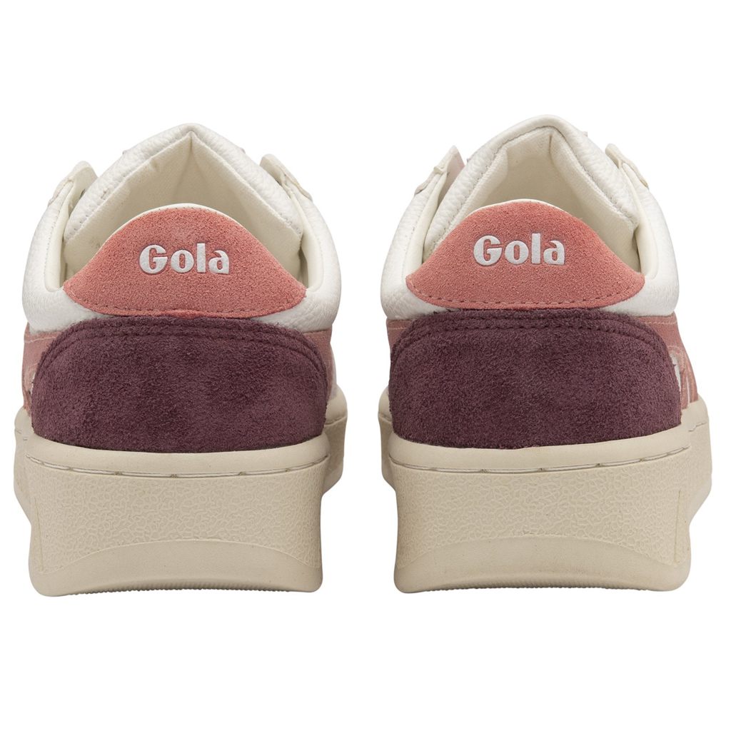 Gola Classics Grandslam Trident Sneakers Bílé Růžové Koralove Růžové CZ | QZEA-58276