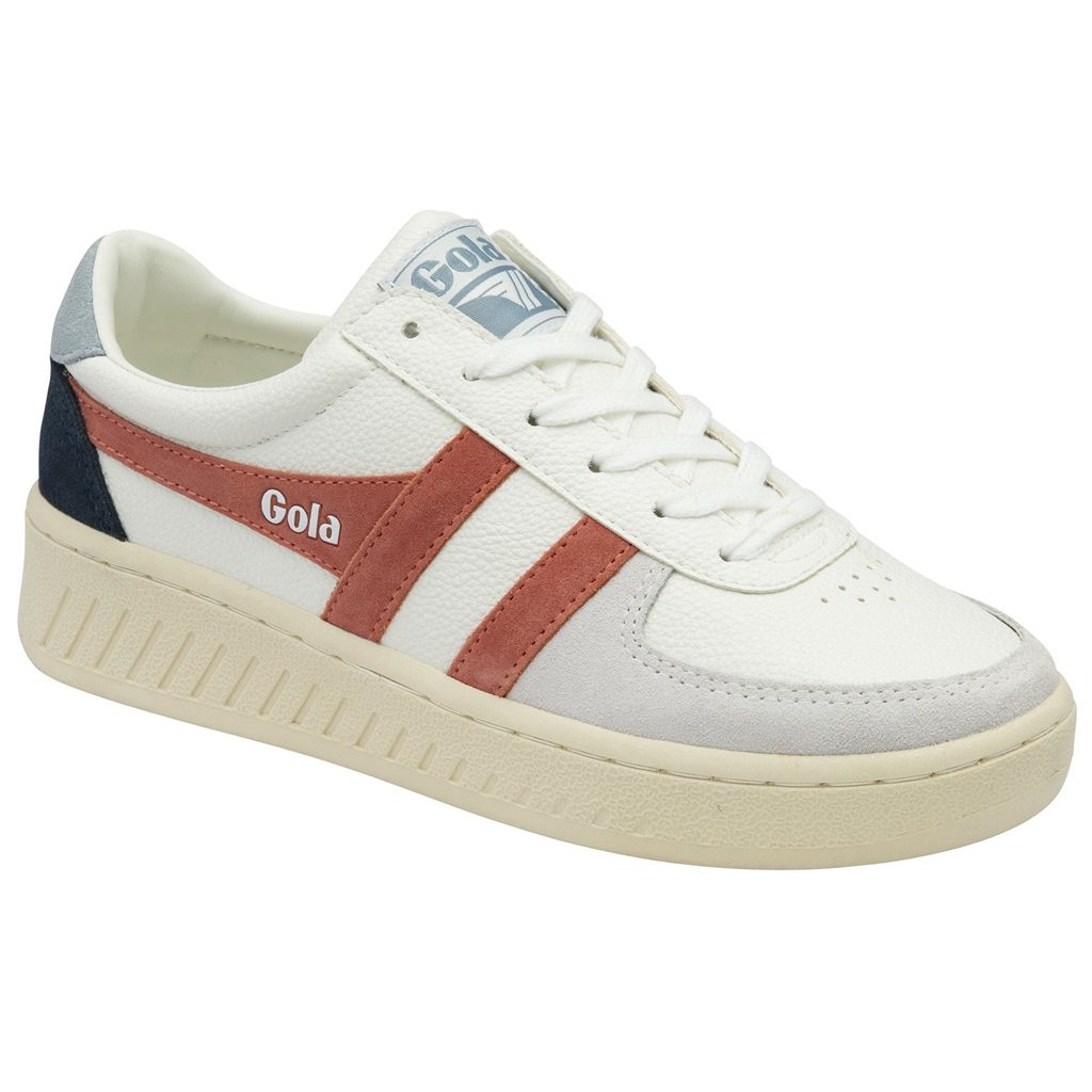 Gola Classics Grandslam Trident Sneakers Bílé CZ | RWCY-10268