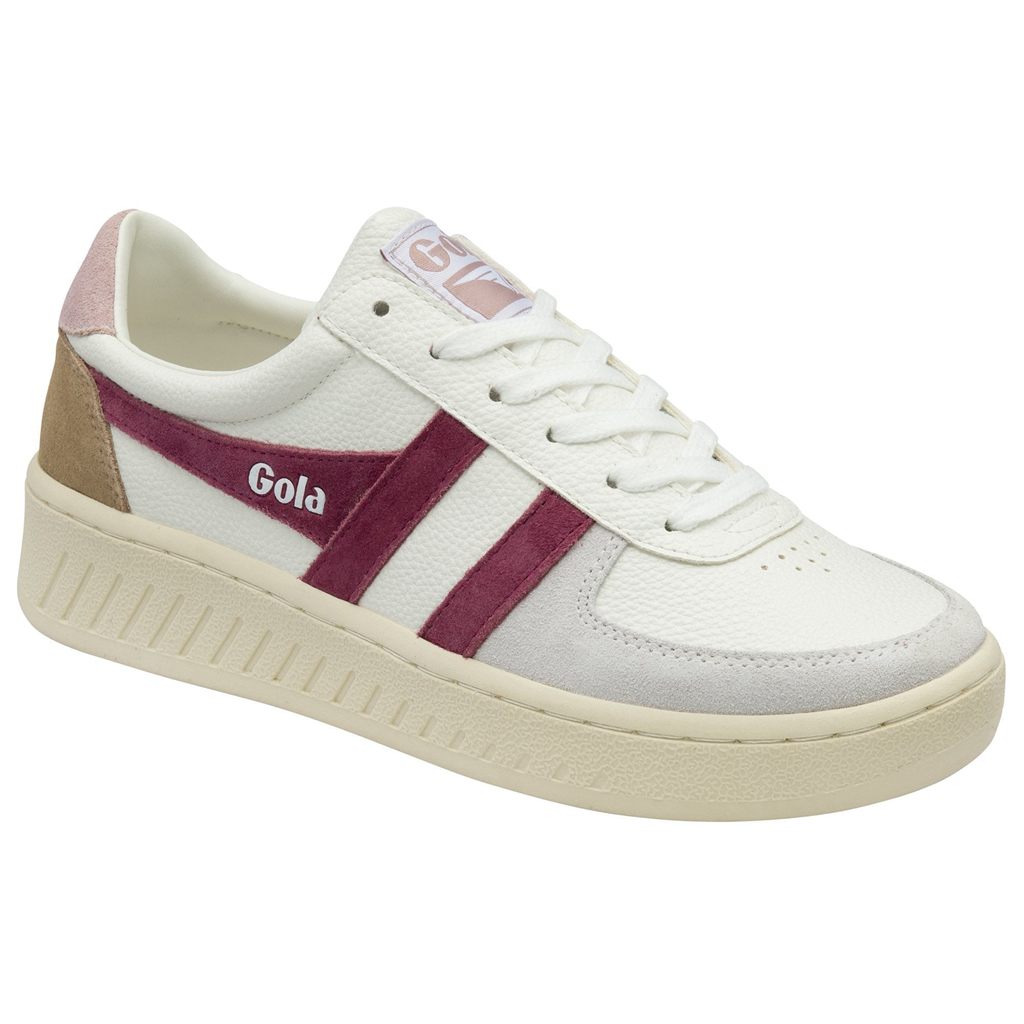 Gola Classics Grandslam Trident Sneakers Bílé Růžové CZ | XLHB-82347
