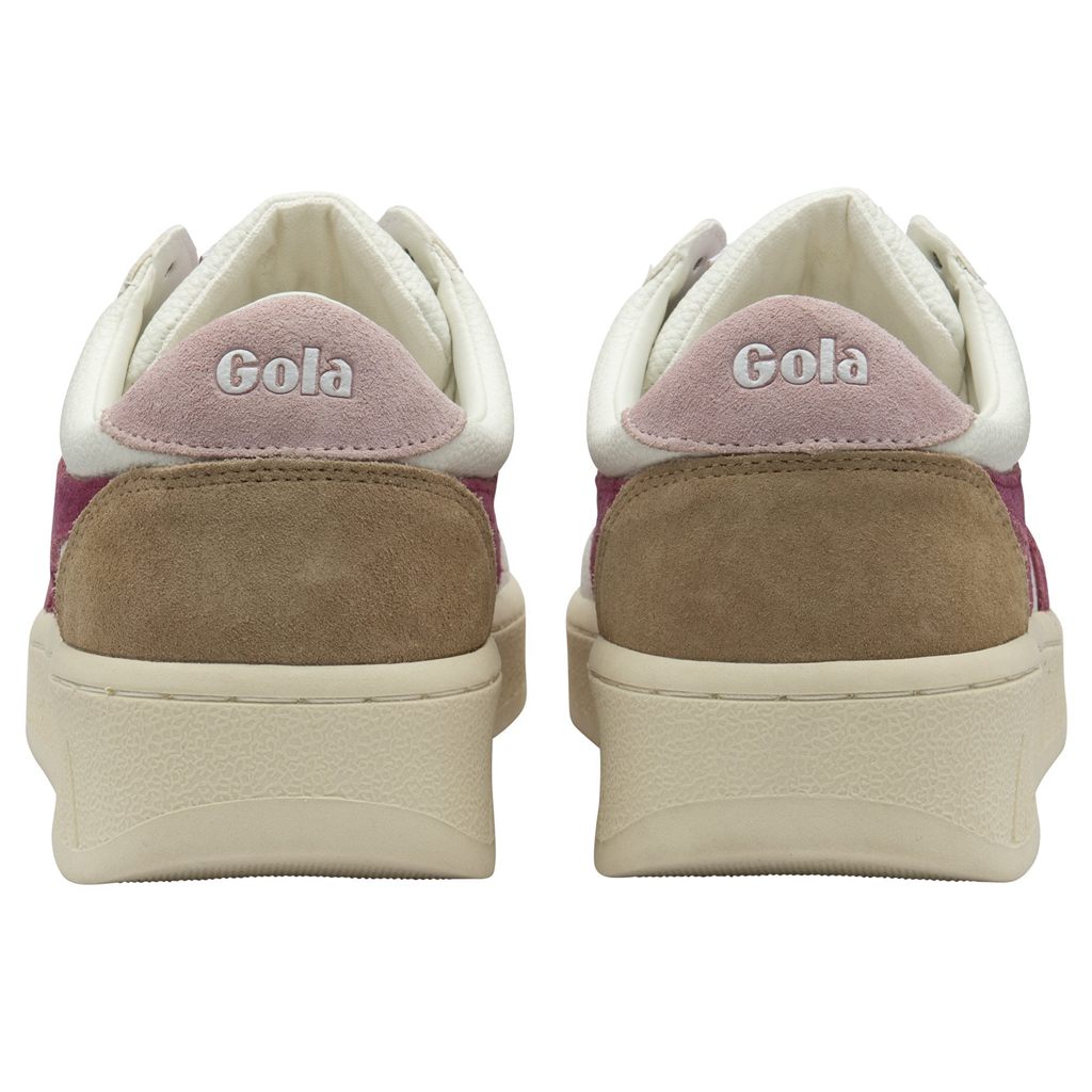 Gola Classics Grandslam Trident Sneakers Bílé Růžové CZ | XLHB-82347