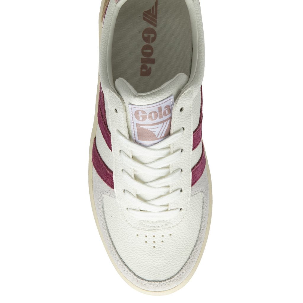 Gola Classics Grandslam Trident Sneakers Bílé Růžové CZ | XLHB-82347