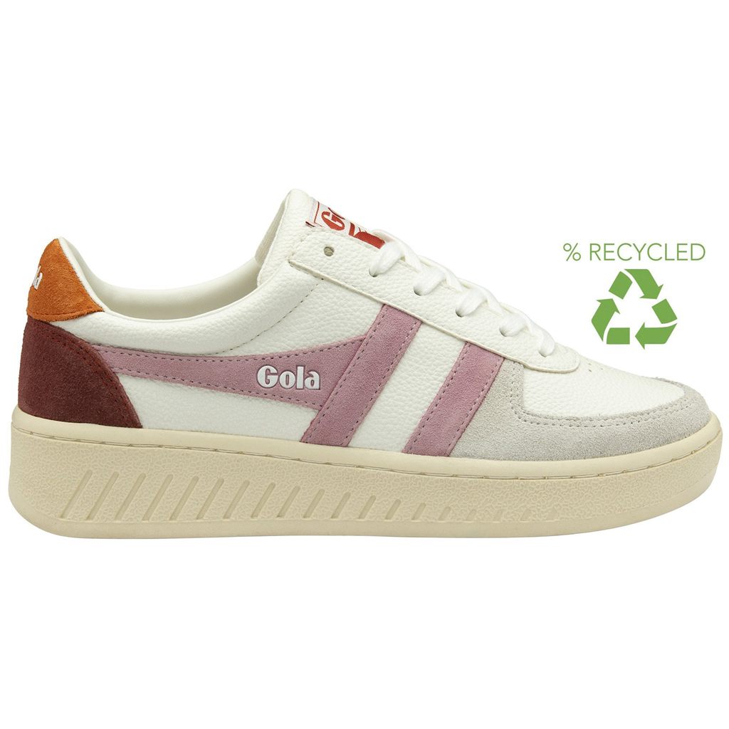 Gola Classics Grandslam Trident Sneakers Bílé Oranžové CZ | XIFY-48129