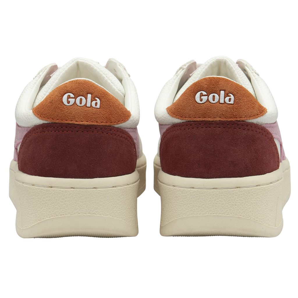 Gola Classics Grandslam Trident Sneakers Bílé Oranžové CZ | XIFY-48129