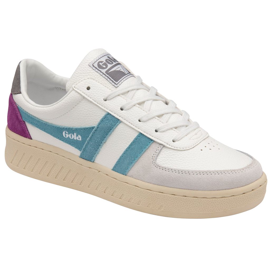 Gola Classics Grandslam Trident Sneakers Bílé CZ | LOQB-50832