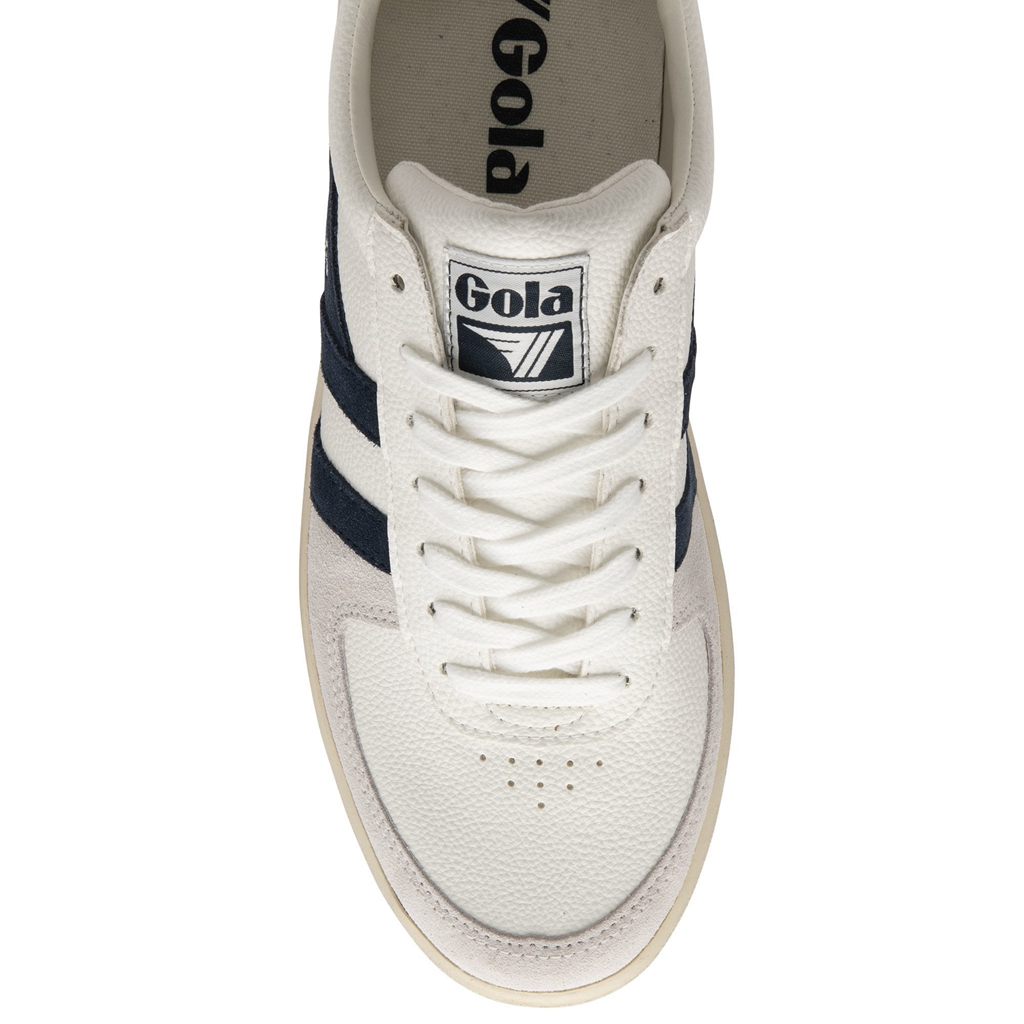 Gola Classics Grandslam Trident Sneakers Bílé Tmavě Blankyt Blankyt CZ | UITR-97302