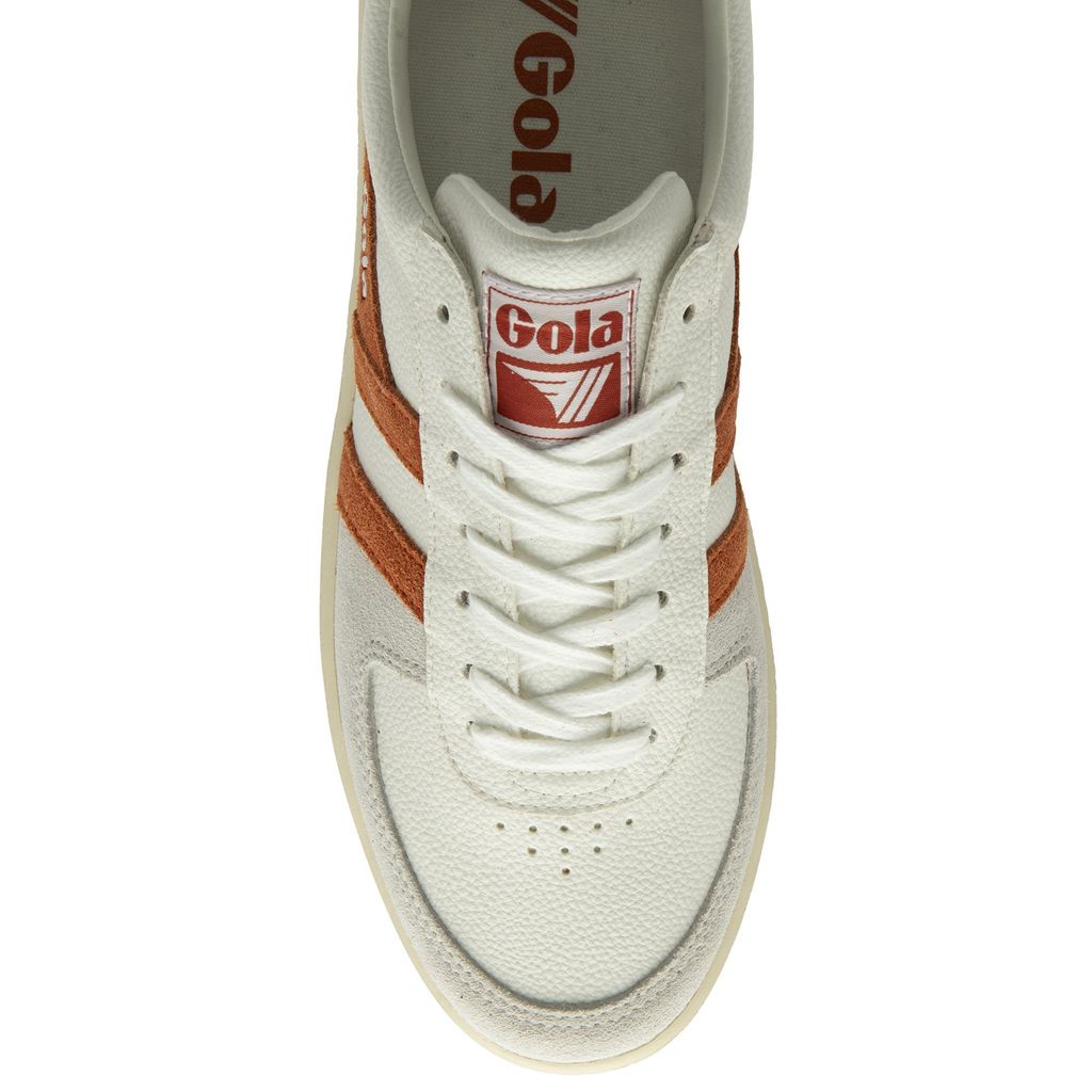 Gola Classics Grandslam Trident Sneakers Bílé Oranžové CZ | GQLU-37610