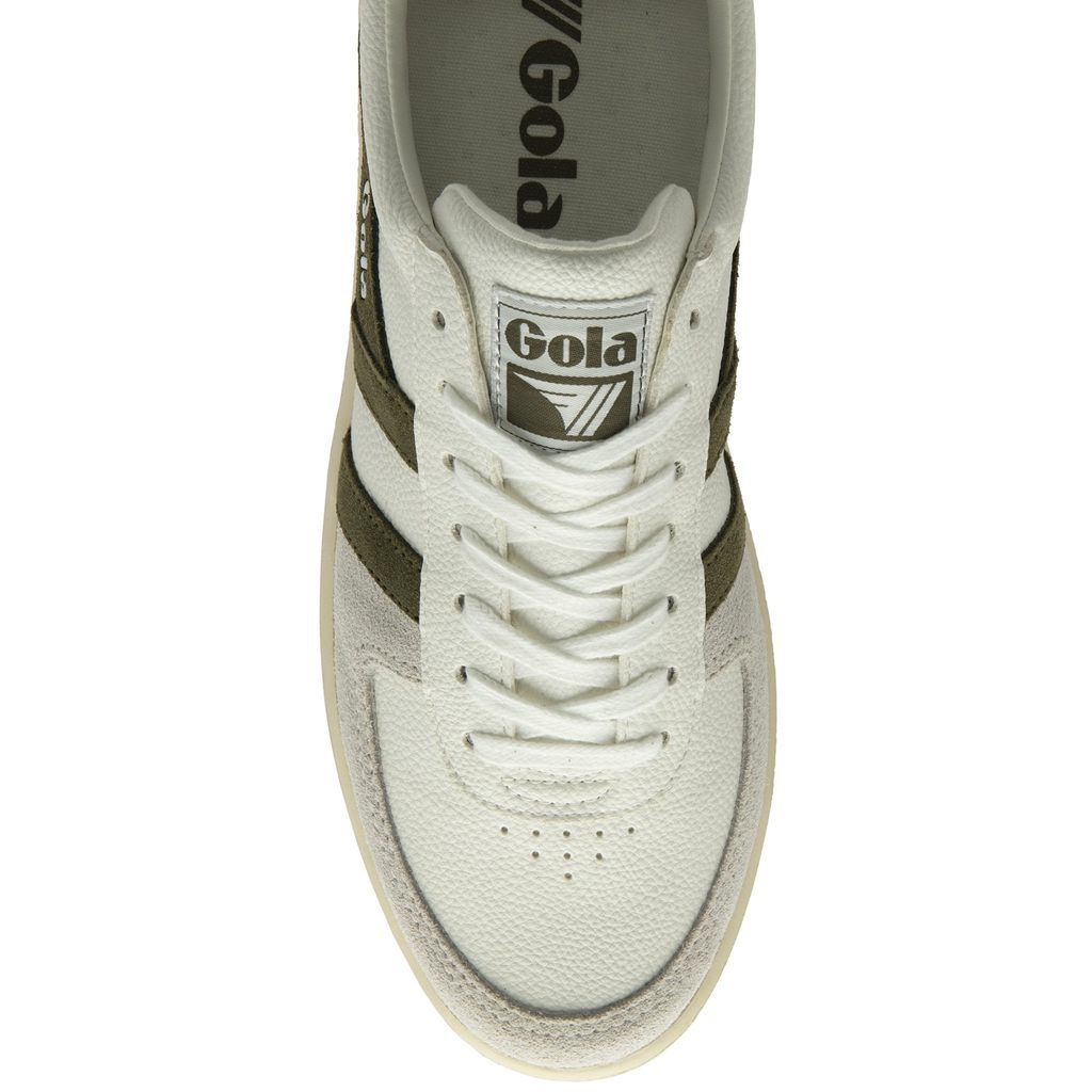 Gola Classics Grandslam Trident Sneakers Bílé Hnědožlutý Vínové CZ | WGNF-45837