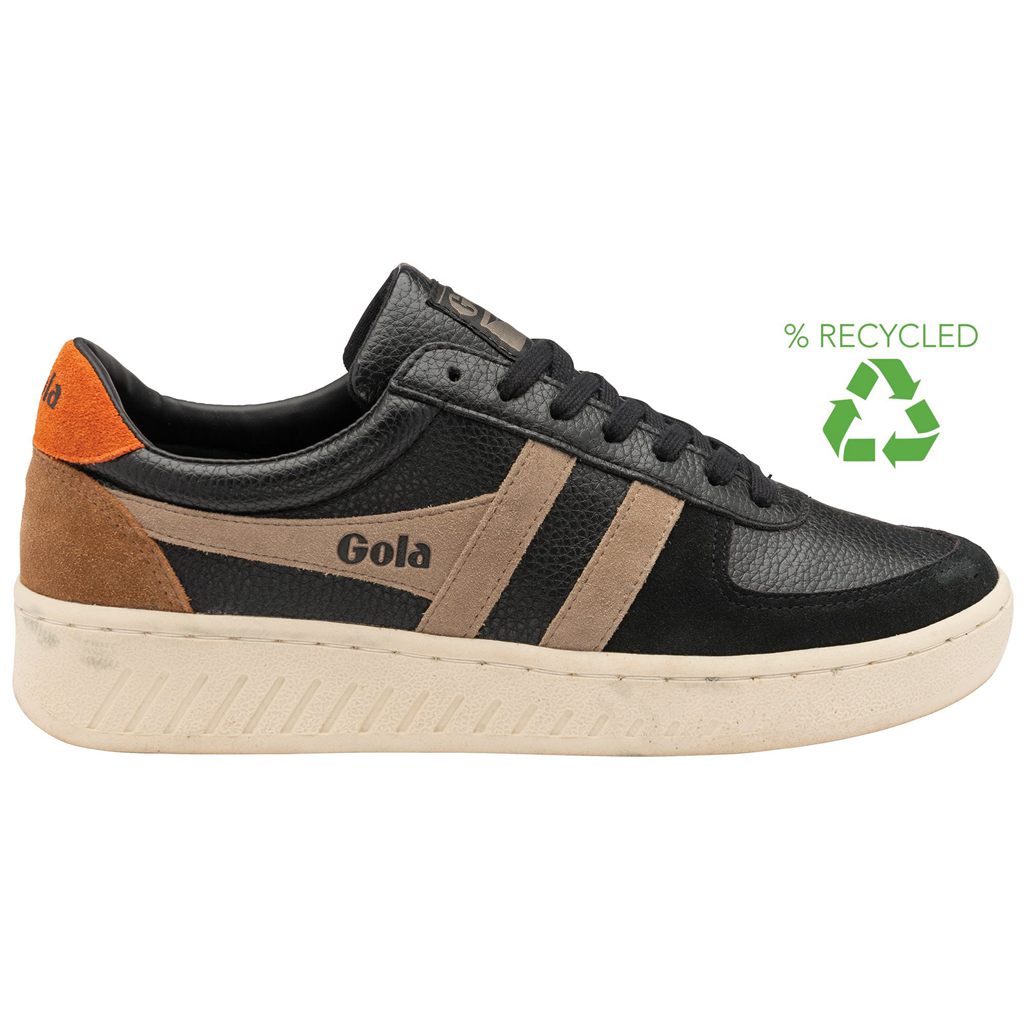 Gola Classics Grandslam Trident Sneakers Černé Oranžové CZ | YKGU-54780