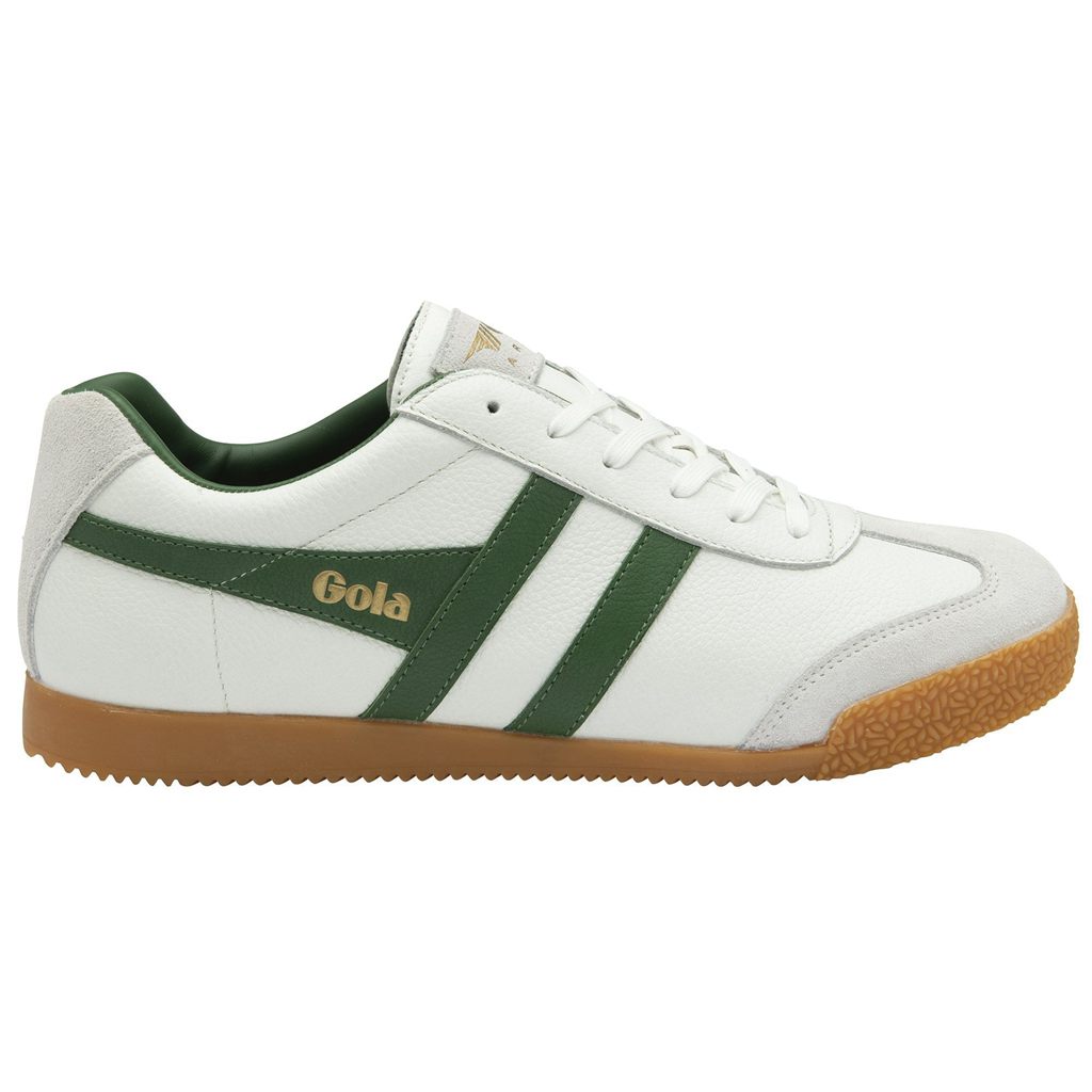 Gola Classics Harrier Leather Sneakers Bílé Zelene Zelene CZ | GMQL-12305