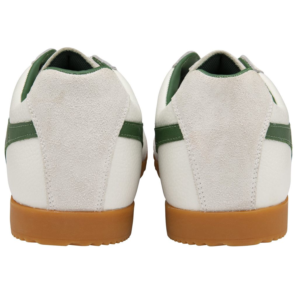 Gola Classics Harrier Leather Sneakers Bílé Zelene Zelene CZ | GMQL-12305