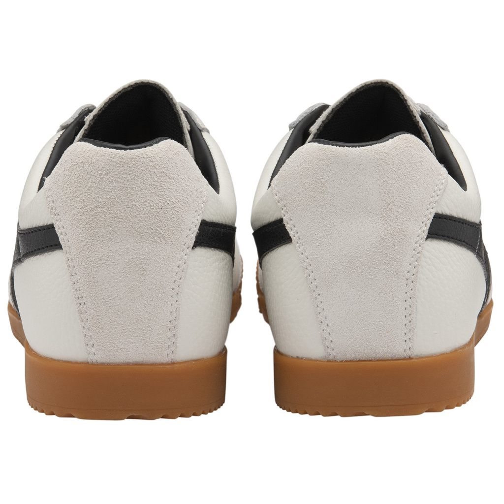 Gola Classics Harrier Leather Sneakers Bílé Černé Černé CZ | COFJ-26458