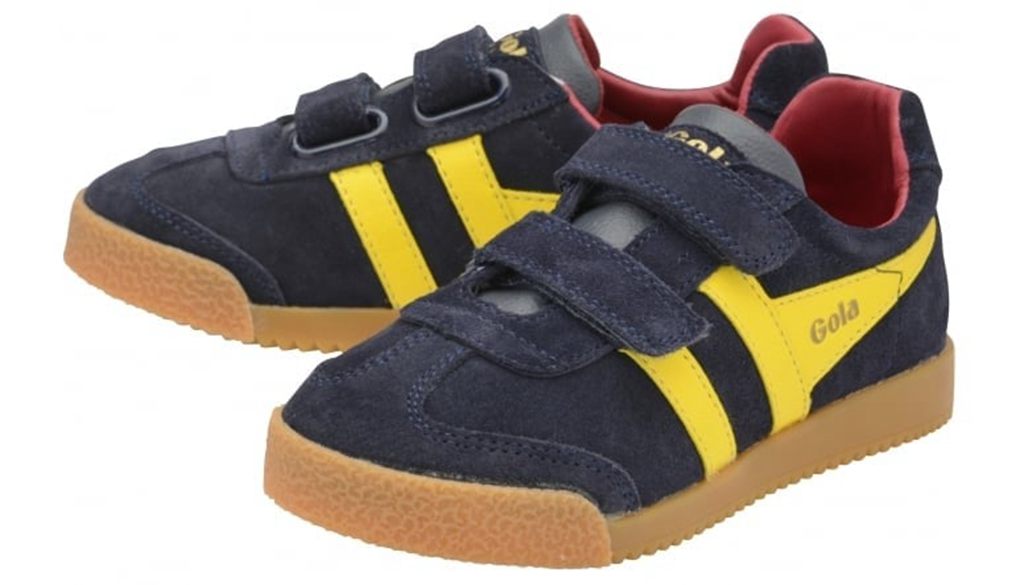 Gola Classics Harrier Strap Sneakers Tmavě Blankyt Červené CZ | ZMNI-21635
