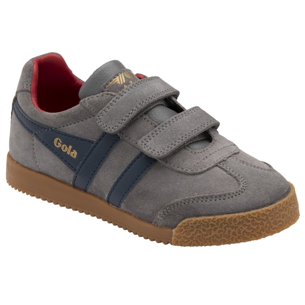 Gola Classics Harrier Strap Sneakers Tmavě Blankyt Tmavě Červené CZ | LSAQ-59436