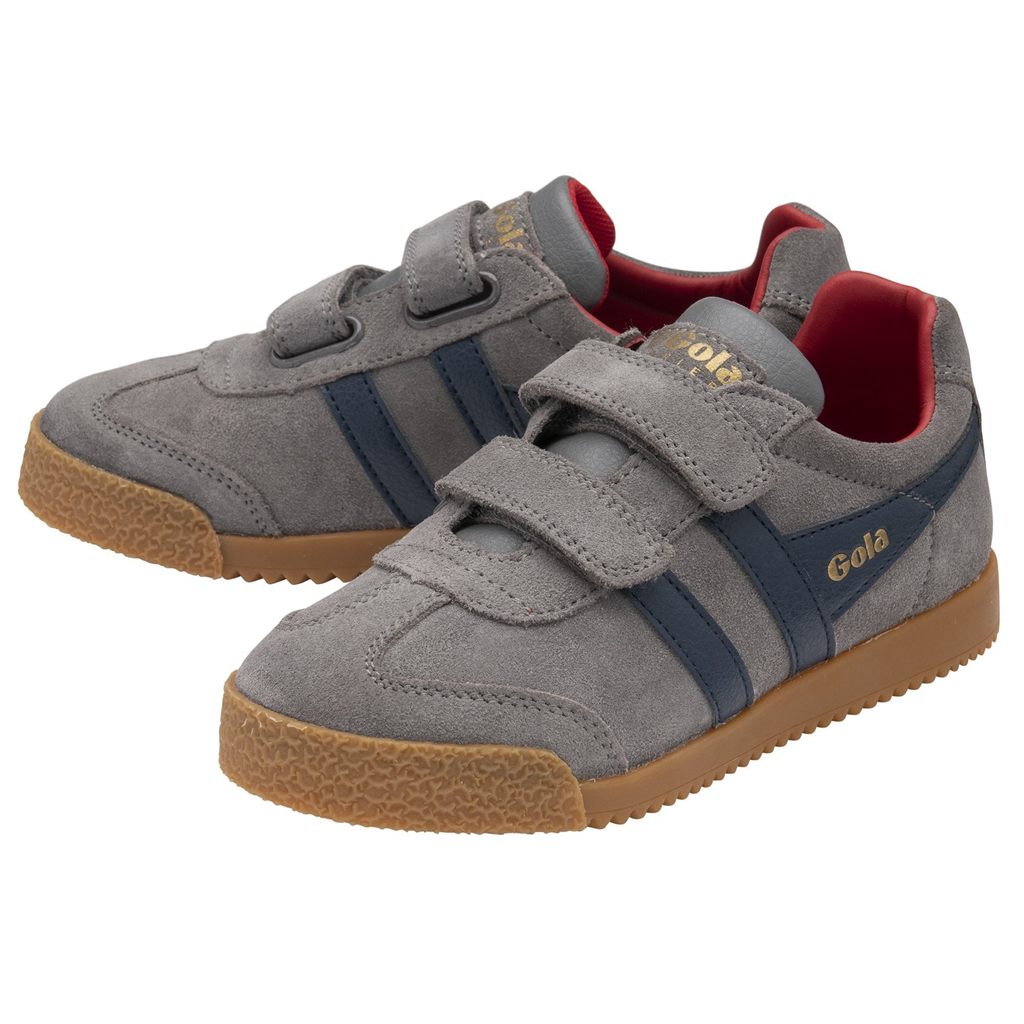 Gola Classics Harrier Strap Sneakers Tmavě Blankyt Tmavě Červené CZ | LSAQ-59436