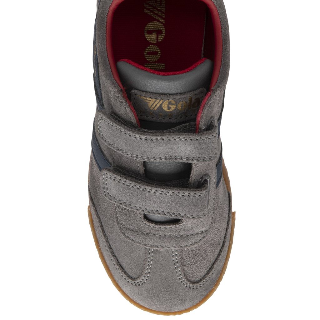Gola Classics Harrier Strap Sneakers Tmavě Blankyt Tmavě Červené CZ | LSAQ-59436