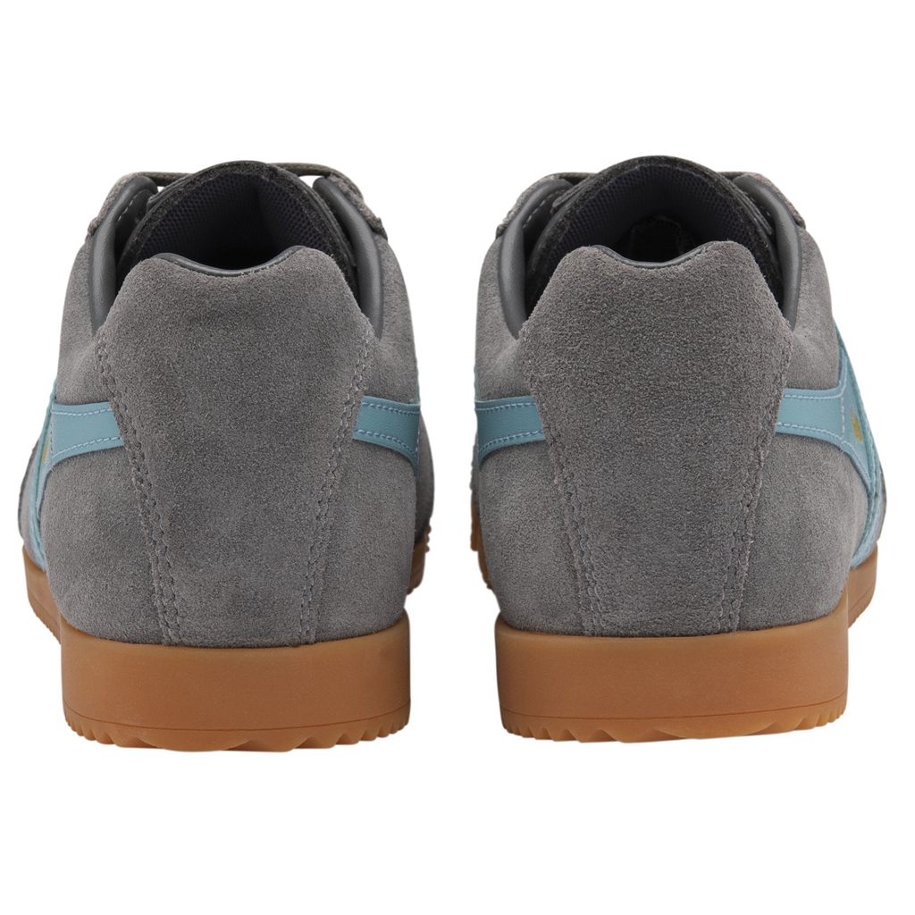 Gola Classics Harrier Suede Sneakers Ash Ocean CZ | VDJH-02879