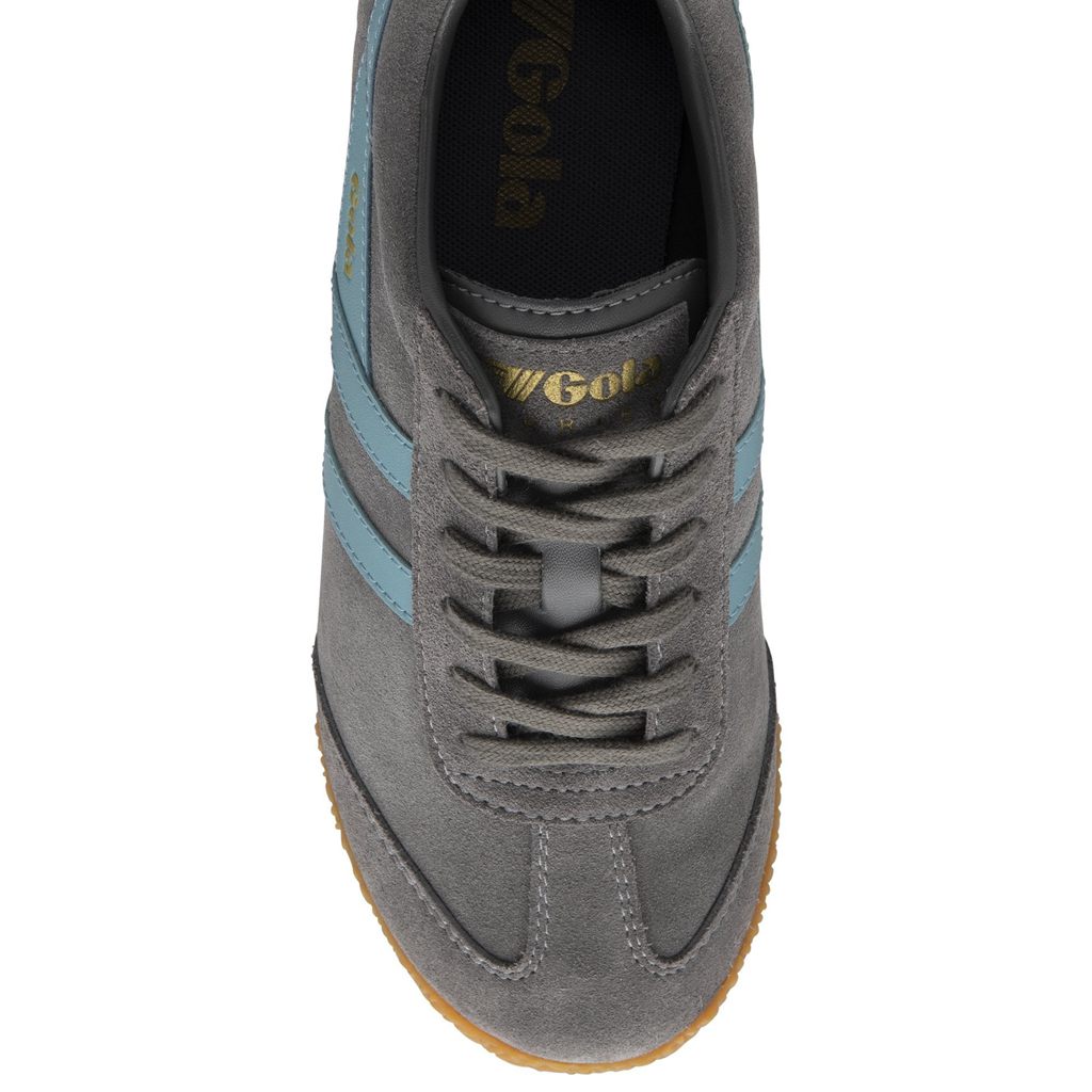 Gola Classics Harrier Suede Sneakers Ash Ocean CZ | VDJH-02879