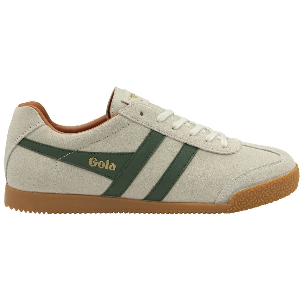 Gola Classics Harrier Suede Sneakers Bílé Oranžové CZ | SIRV-21530
